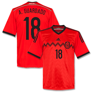 Adidas Mexico Away A. Guardado Shirt 2014 2015