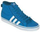 Adidas Nizza Hi Blue Material Trainers