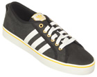 Adidas Nizza LO CL Black/White Canvas Trainers