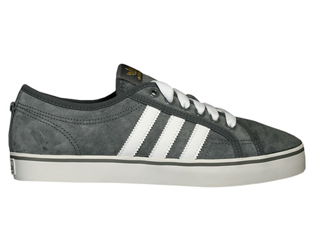 Adidas Nizza LO CL Grey/White Suede Trainers