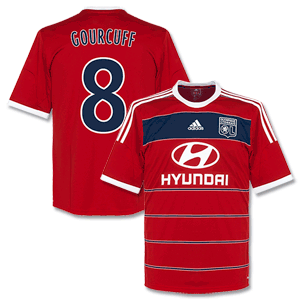 Adidas Olympique Lyon Away Gourcuff Shirt 2013 2014
