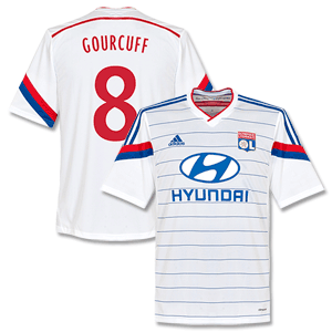 Adidas Olympique Lyon Home Gourcuff Shirt 2014 2015