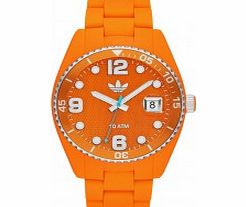 Adidas Orange Brisbane Silicone Watch