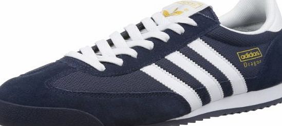 adidas Originals Mens Dragon Trainers G50919 New Navy/White/Metallic Gold 9 UK, 43 EU