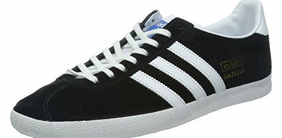 adidas Originals Mens Gazelle Og-5 Trainers G13265 Black/White/Metallic Gold 9 UK, 43 EU