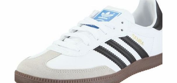 adidas Originals Mens Samba-2 Trainers G17102 White/Black/Gum 10.5 UK, 45 EU