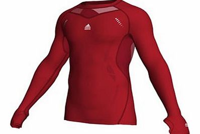  Techfit Long Sleeve Preparation Baselayer Red