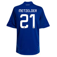 Adidas Real Madrid Away Shirt 2008/09 - Metzelder 21.