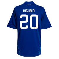 Adidas Real Madrid Away Shirt 2008/09 with Higuain 20.