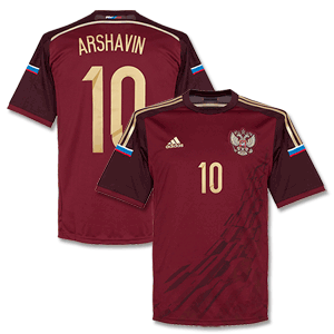 Adidas Russia Home Arshavin Shirt 2014 2015