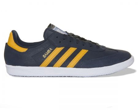 Adidas Samba Navy/Gold Leather Trainers