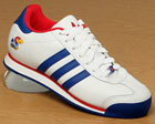 Adidas Samoa WD White/Blue Leather Trainers