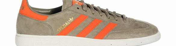 Adidas Spezial Clay/Orange Suede Trainers