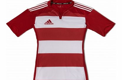 Adidas Teamwear Hooped Mens Jersey