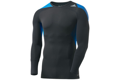 Techfit Climacool L/S T-Shirt Black/Blue Beauty