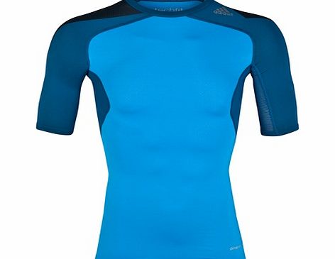 TechFit Cool Base Layer Top Blue D81304