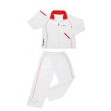 TECNIFIBRE Lady Tour Tracksuit, M, WHITE/RED