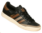 Adidas Tennis TC Black/Brown Leather Trainer