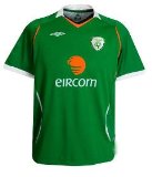 Adidas Umbro Republic of Ireland Home Short Sleeve Jersey Home 08- XX-Large