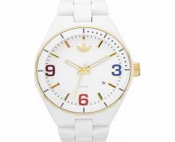 Adidas White Multicolour Cambridge Watch