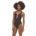 Womens Infinitex  Adilib Swimsuit Black/Mallow