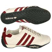 Adidas Womens Tuscany Leather - Bone/Burgundy/Black.