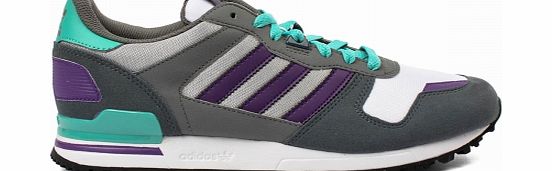 Adidas ZX 700 Grey/Purple Trainers