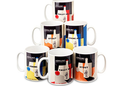 adnams Retro Mugs, box of 6