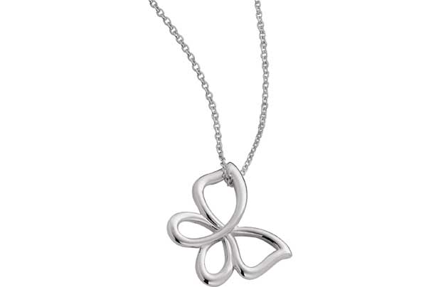 Sterling Silver Butterfly Pendant