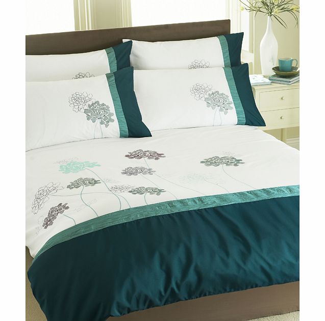 Riva Cadogan White/Blue King Size Duvet Cover