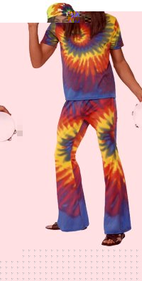 Adult Costume: 60s Groovy Tie-Dye