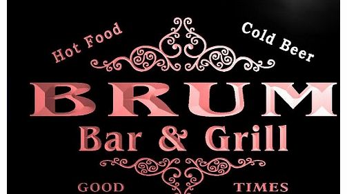 ADV PRO u05738-r BRUM Family Name Bar 