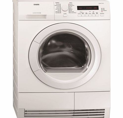 AEG T76485AH SensiDry 7 Series Freestanding Condenser Tumble Dryer - White