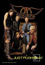 Aerosmith Just Push Play Textile Poster