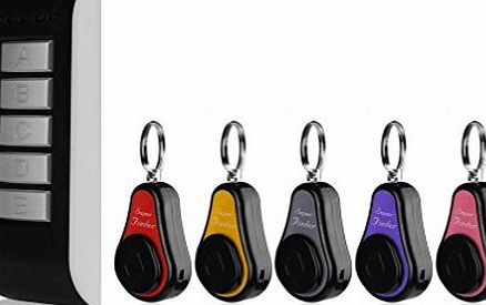 AFUNTA 5 in 1 Wireless Remote Transmitter Key Finder Seeker Find Car-Key Locator Alarm Keyring Keychain 40m