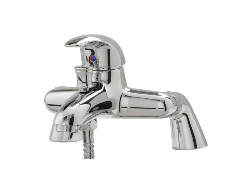 Deck Mounted Single Lever Bath & Shower Mixer