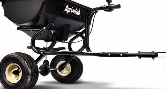 Agri-Fab AG45-0315 85lb Towed Broadcast Spreader - Black