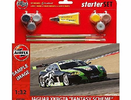 Airfix 1:32 Scale Jaguar XKRGT Fantasy Scheme Starter Gift Set
