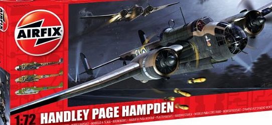 Airfix A04011 Handley Page Hampden 1:72 Scale Series 4 Plastic Model Kit