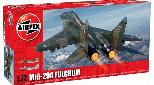 Airfix A04037 Mikoyan MiG-29 Fulcrum 1:72 Scale Series 4 Plastic Model Kit