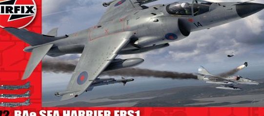 Airfix A04051 BAe Sea Harrier FRS1 1:72 Scale Series 4 Plastic Model Kit