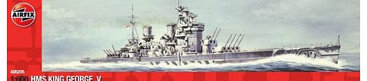 Airfix A06205 HMS King George V 1:600 Scale Series 6 Plastic Model Kit