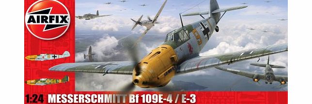 Airfix A12002A Messerschmitt Bf109E 1:24 Scale Series 12 Plastic Model Kit