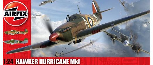 Airfix A14002A Hawker Hurricane Mk1 1:24 Scale Series 14 Plastic Model Kit