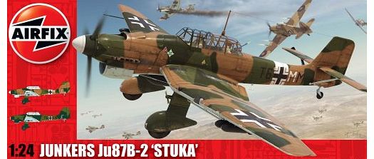 Airfix A18002A Junkers Ju-87B Stuka 1:24 Scale Series 18 Plastic Model Kit