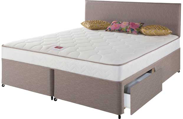 Alana Memory Superking 2 Drw Divan Bed