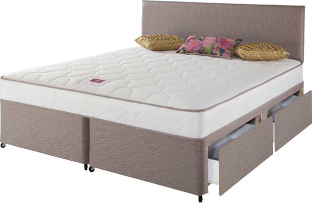 Alana Memory Superking 4 Drw Divan Bed