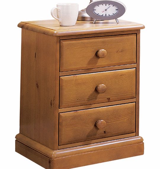 3 Drawer Bedside Table