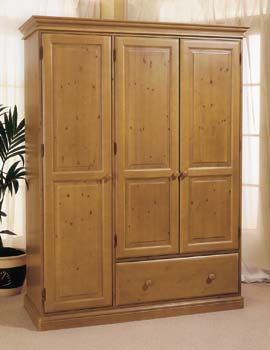 Airsprung Canterbury 3 Door Wardrobe with Drawer