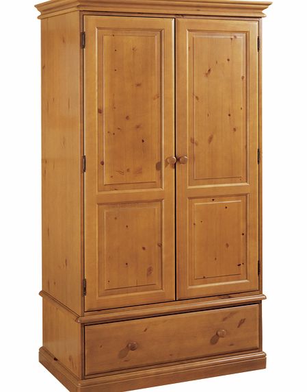 Airsprung Beds Canterbury 2 Door Wardrobe with Drawer